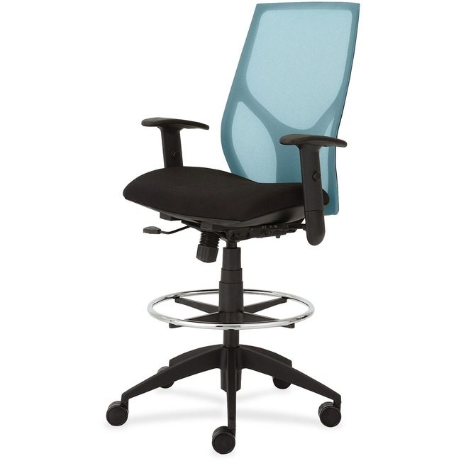 9to5 Seating Low Stool W/ Blk Seat Adj NTF1468Y1A8M801