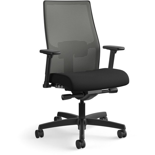 The HON Company Chair Crclmshbk Adjarm Black HONI2M2ACC10ATK