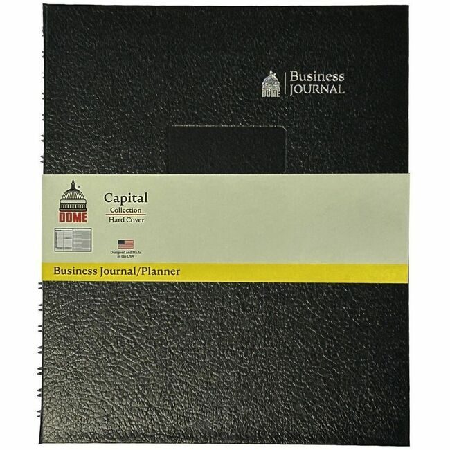 Dome Publishing 8X10 BLK HARD BUS JRNL DOM40004