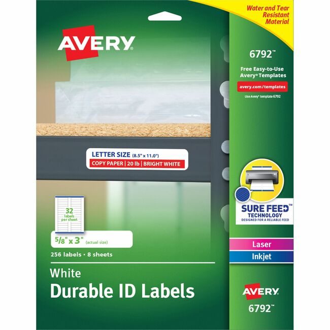 Avery Products Corporation Label Dur We 32UP AVE06792