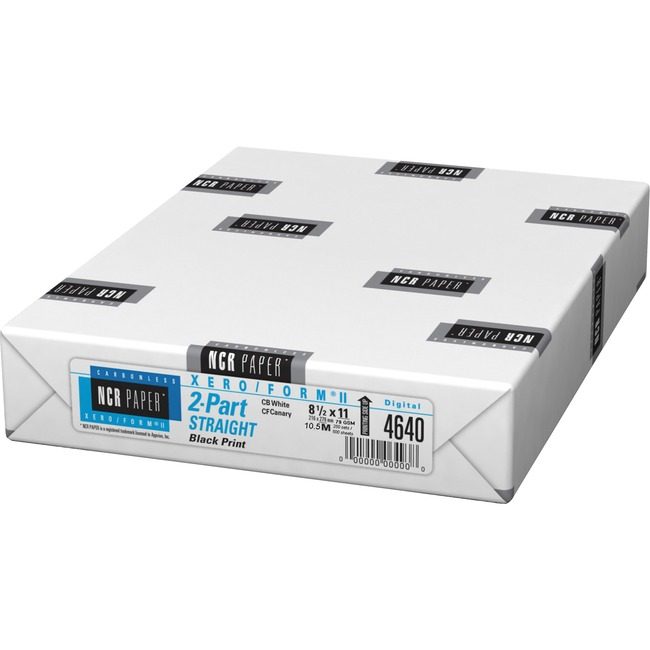 NCR Paper NCR Corporation / Appvion forms Paper Crbnless 2PART Strght NCR4640