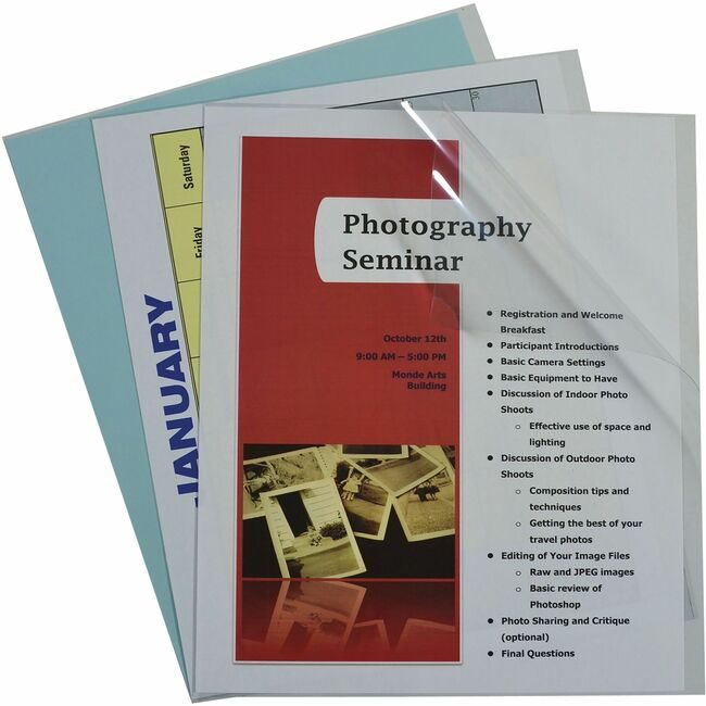 C-Line Products Cover Report Vinyl Clear 100 Pack CLI31357
