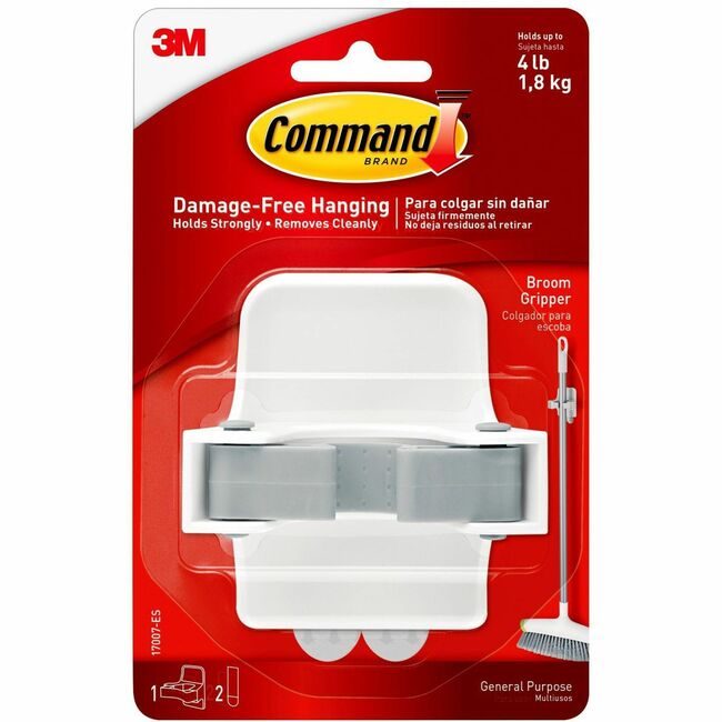 3M Company Hanger Gripper Broom Cmand MMM17007ES