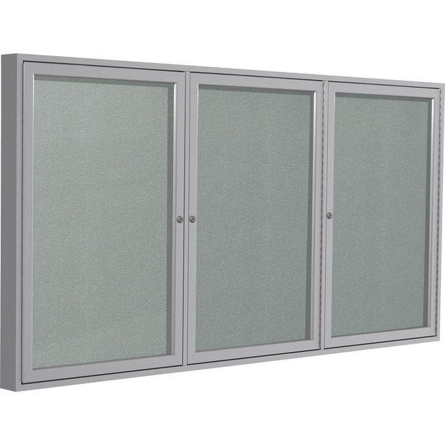 Ghent Manufacturing Board Enc 3DR Alm 48X96 Slv GHEPA34896VX193