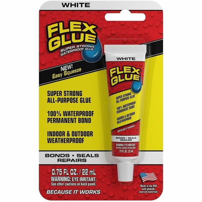 Swift Response, LLC Flex Seal Glue Mini .75OZ White FLXGFSWHTMINI