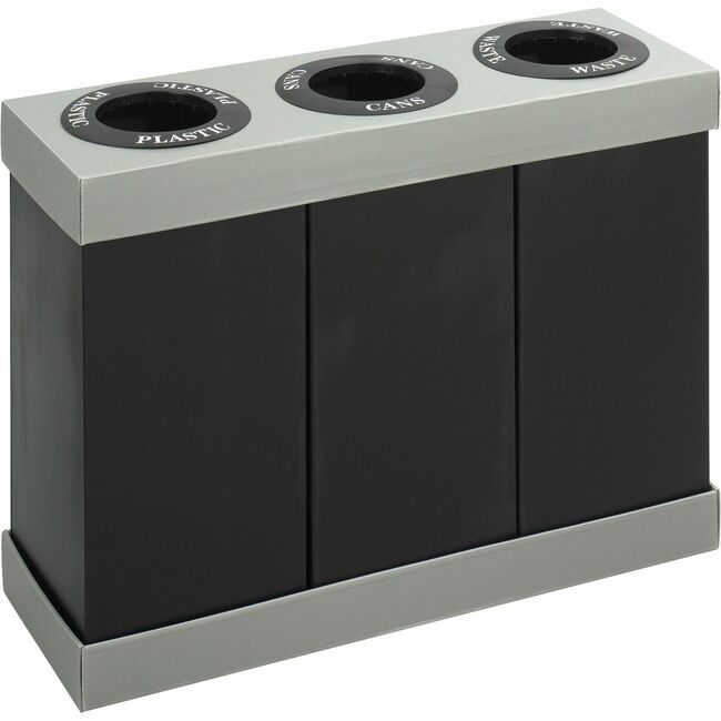 Safco Products Center RECYCLING 3 HOLES SAF9798BL