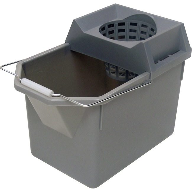 Rubbermaid Commercial Products Combo Strainer Pail&Mop RCP619400STLCT