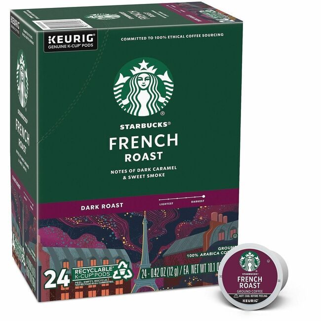 Seattle's Best Coffee Starbucks Coffee Company Seattle's Best Kcup French 24 Count SBK12434813
