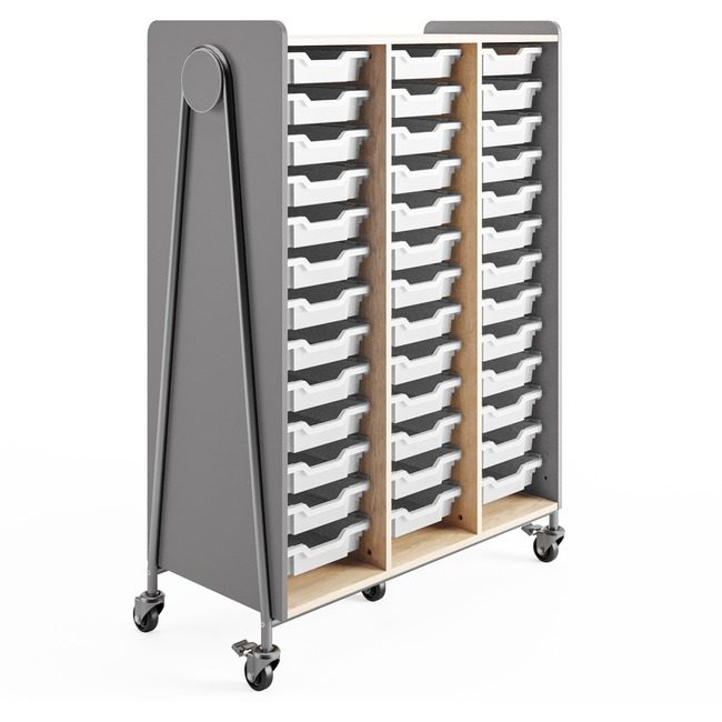 Safco Products Storage Mobile 60IN Gray SAF3932GRY