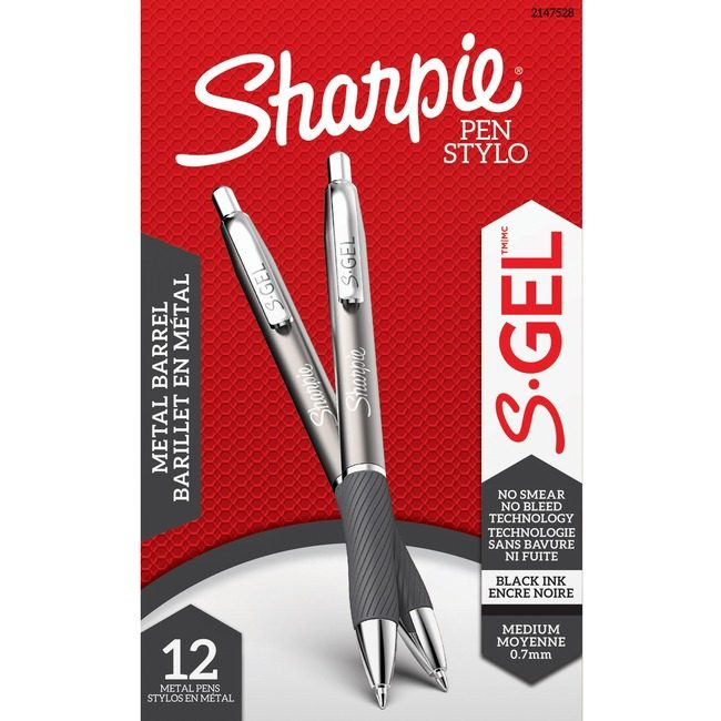 Sharpie / Expo / Prismacolor / Sanford Newell Brands / Sanford Sharpie / Expo / Prismacolor / Pen S-Gel 0.7MM Gnmtl Dz SAN2147528