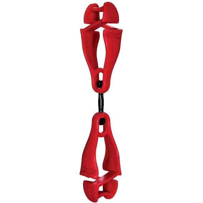 Ergodyne Glove Clip Swiveling Red EGO19413