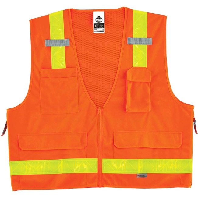 Ergodyne Vest Surveyors L/Xl Orange EGO21435