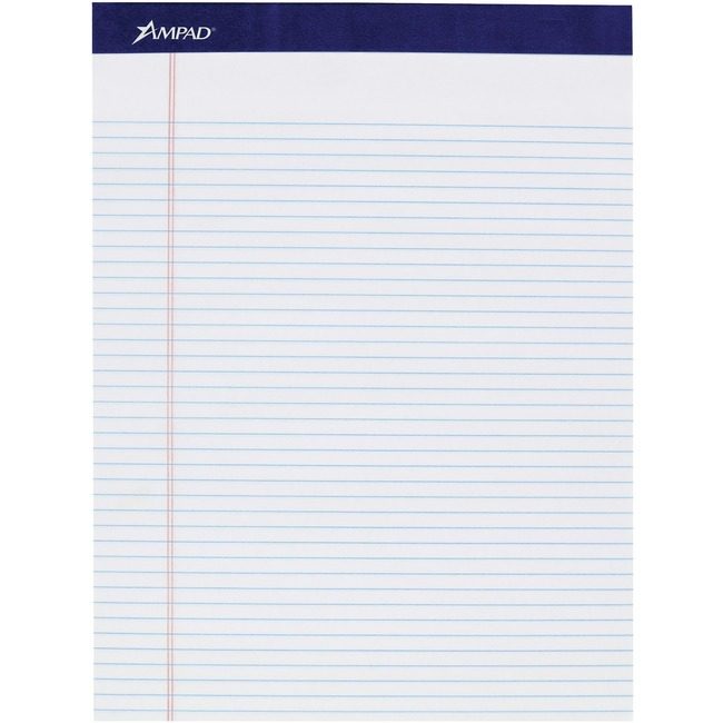 TOPS Products Pad Nruled Letter 4/PK White TOP20-315