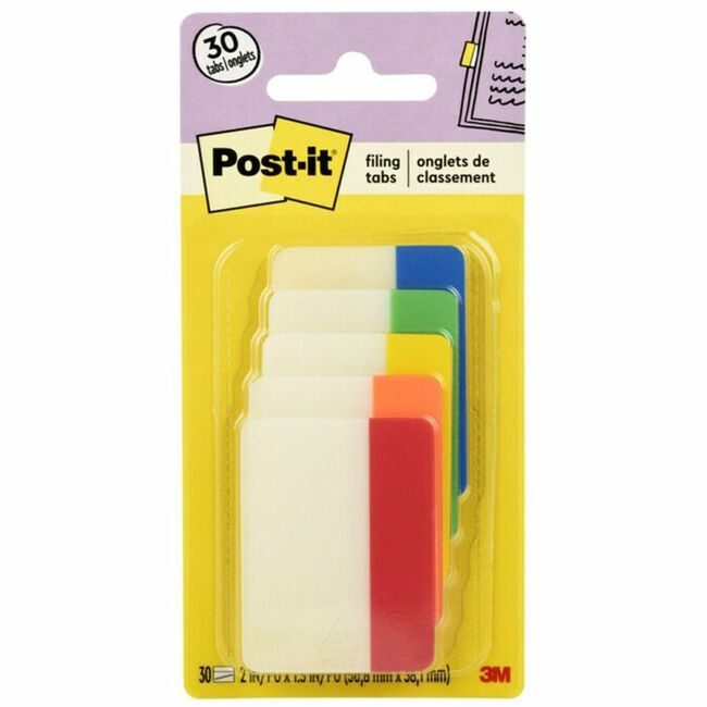 3M Company Tabs Post-It Solid 2" Prmry MMM686ROYGB