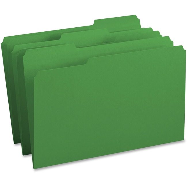 Business Source Folder File 1/3 CUT Legal Green BSN99721