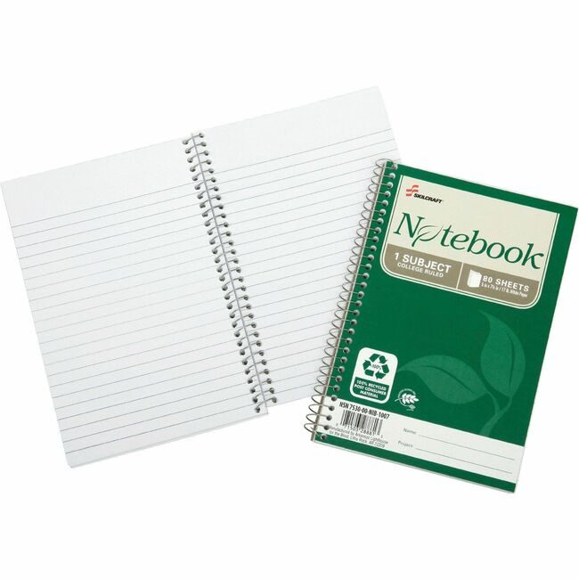 Varies / verify SKU SKU-LEVEL VERIFICATION REQUIRED Notebook Spiral Collg 5X7.5 NSN6002013