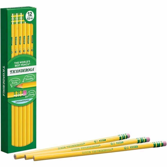 Dixon / Ticonderoga Dixon Ticonderoga Company / Pencil Wooden #2HB 12 Count DIX1388-2