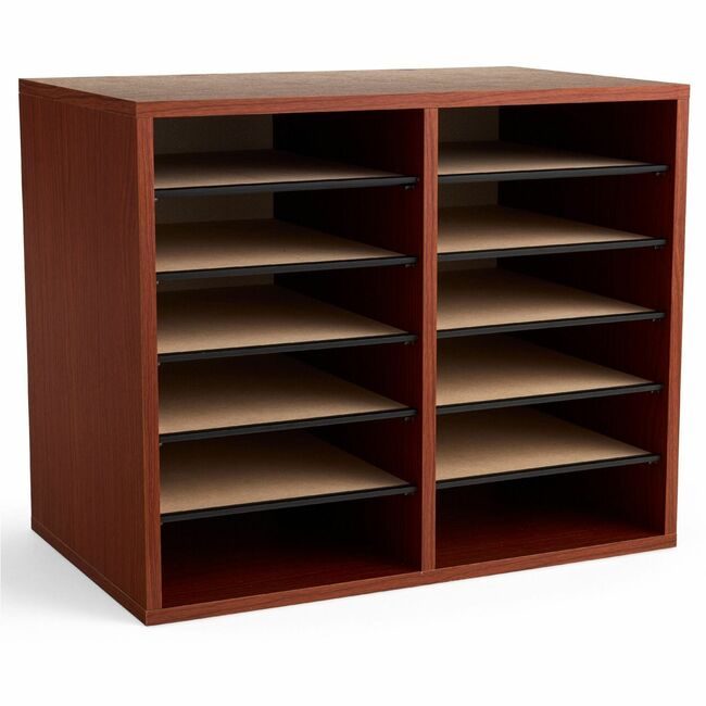 Safco Products Organizer Wood Adj 12CMP Cy SAF9420CY