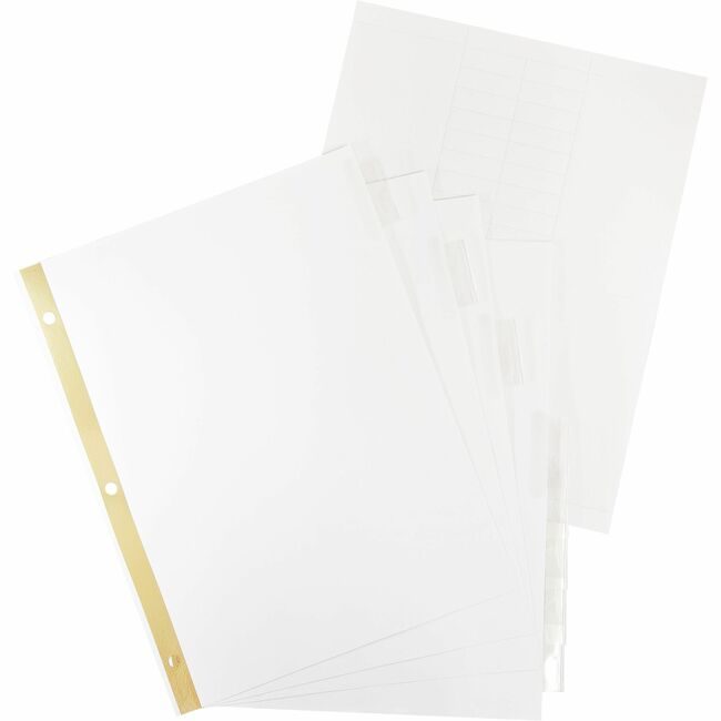 Business Source Dividers Insert 8-TAB Clear BSN16479
