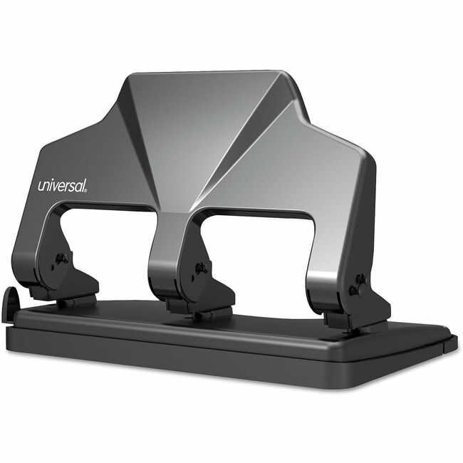 Universal Office Products Punch 3 HOLE Black UNV74325