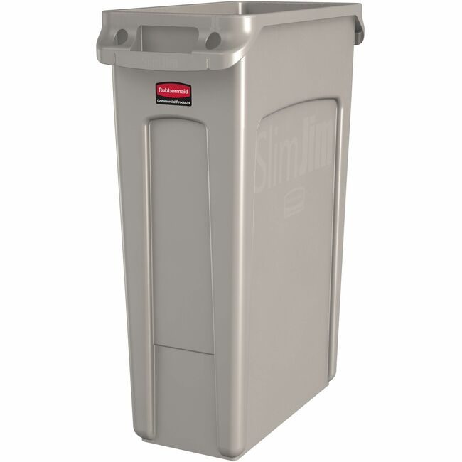 Rubbermaid Commercial Products Wastecan Vntd Slimjim 23G RCP354060BG