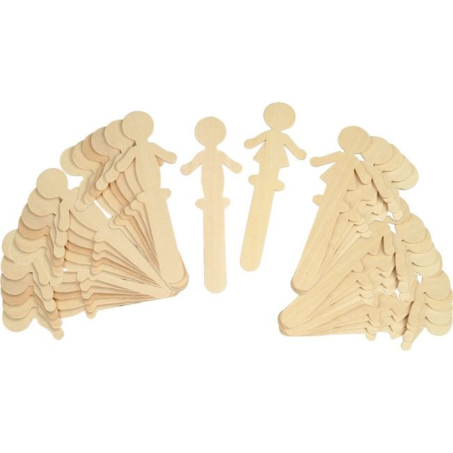Pacon Corporation Stick Craft Wood People PAC364502