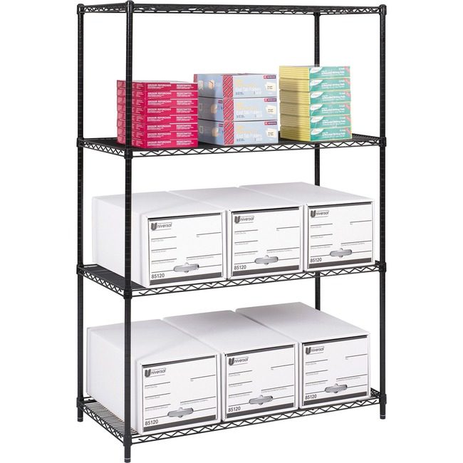 Safco Products Shelving Wire Industrial 48 SAF5294BL