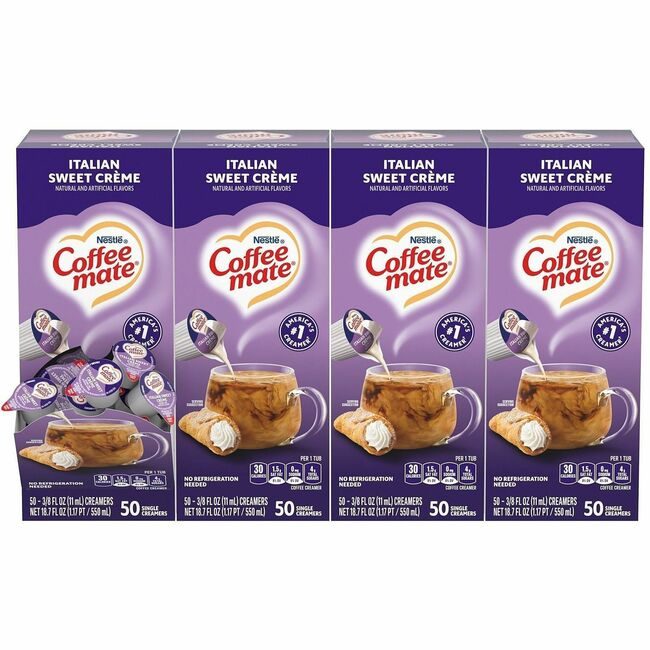 Nestlé Coffee mate Creamer Creme Swt Italian NES84652CT