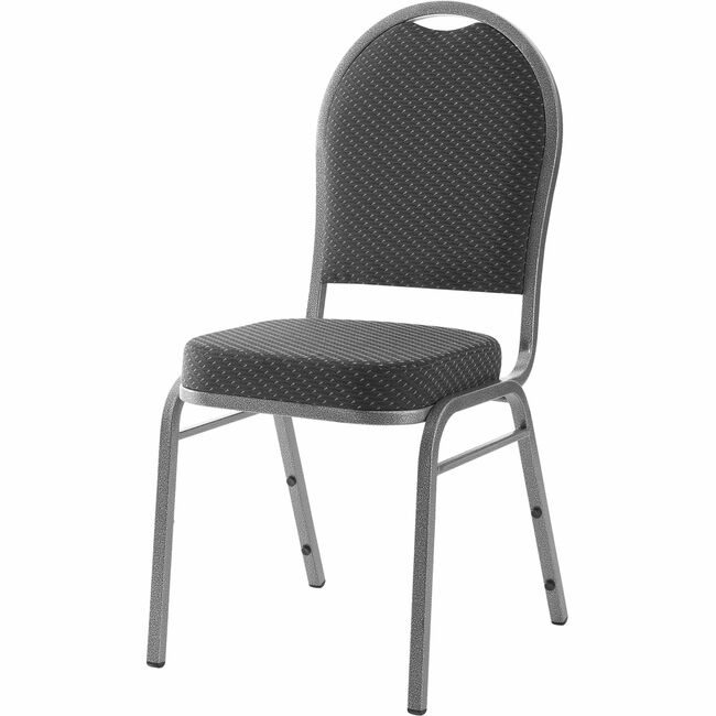 Lorell Chair Stack Gray/Blk Carton LLR62525