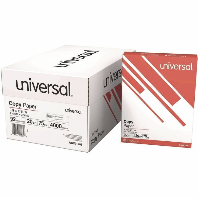 Universal Office Products Paper Copy 92B 20LBS 8RM UNV21208