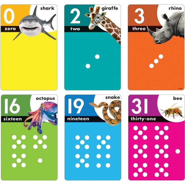 TREND Enterprises Set ANIMALS COUNT 0-31 TEPT19008