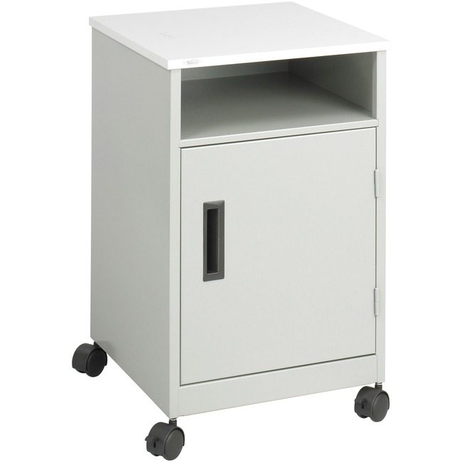 Safco Products Stand Mach Open W/Door Gray SAF1871GR