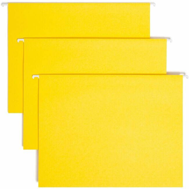 Smead Manufacturing Co. Folder Hanging Letter 1/5 Yellow SMD64069