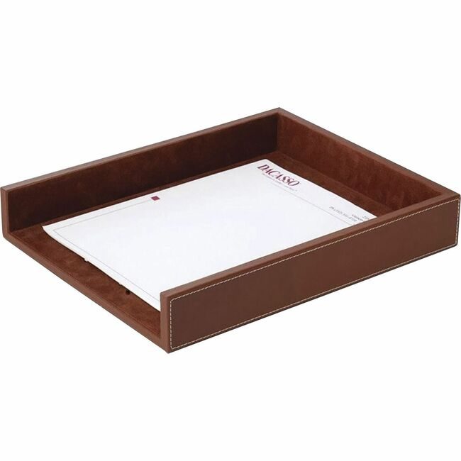 Dacasso Letter Trays Lthr Bn DACA3201