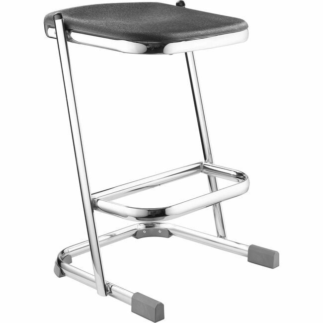 National Public Seating Z-Stool 24IN Black NPS6624