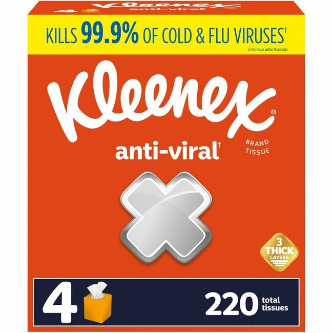 Kimberly-Clark Professional Kleenex / Scott / WypAll / Kimtech Facialtissue Antiviral Uprt KCC54506