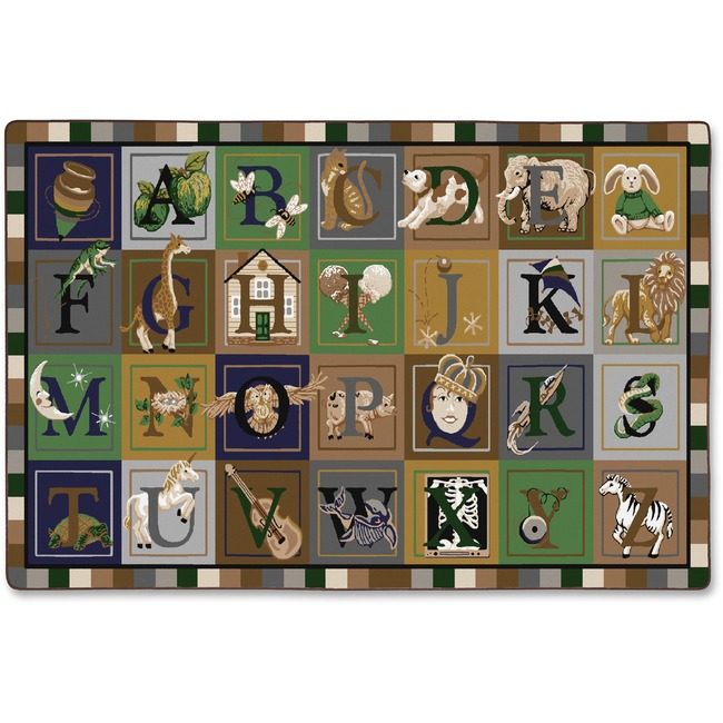 Flagship Carpets Rug Abc Blocks 109"X132" FCIFM173-58A