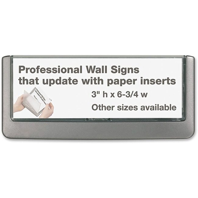 DURABLE Sign CLICK 3"H X 6-3/4"W DBL4976-37