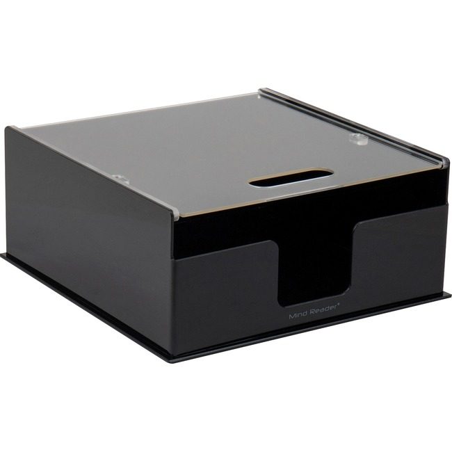 Mind Reader Products Dispenser Plate Black EMSPSTOR