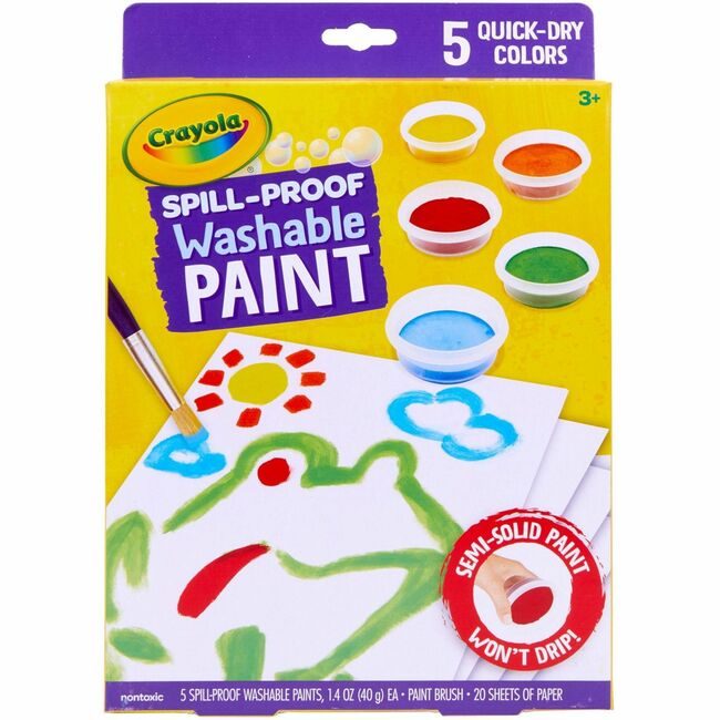 Crayola LLC Spill Proof Wh Paint Kit CYO541092