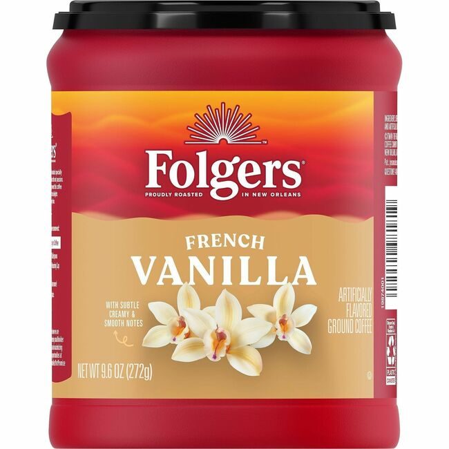 The J.M. Smucker Company Folgers Coffee French Vanilla 9.6OZ FOL98181