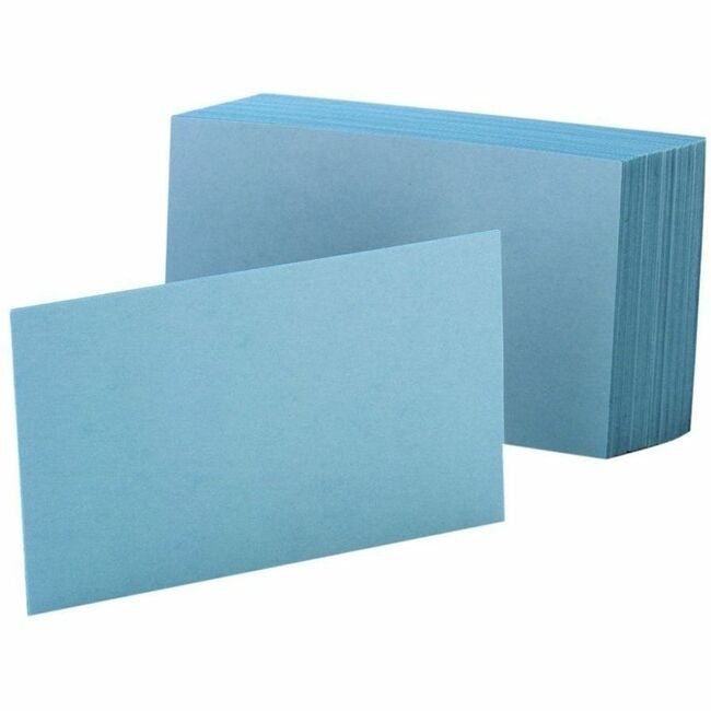 TOPS Products / ACCO legacy Oxford Card Index Plain 4X6 Be OXF7420BLU