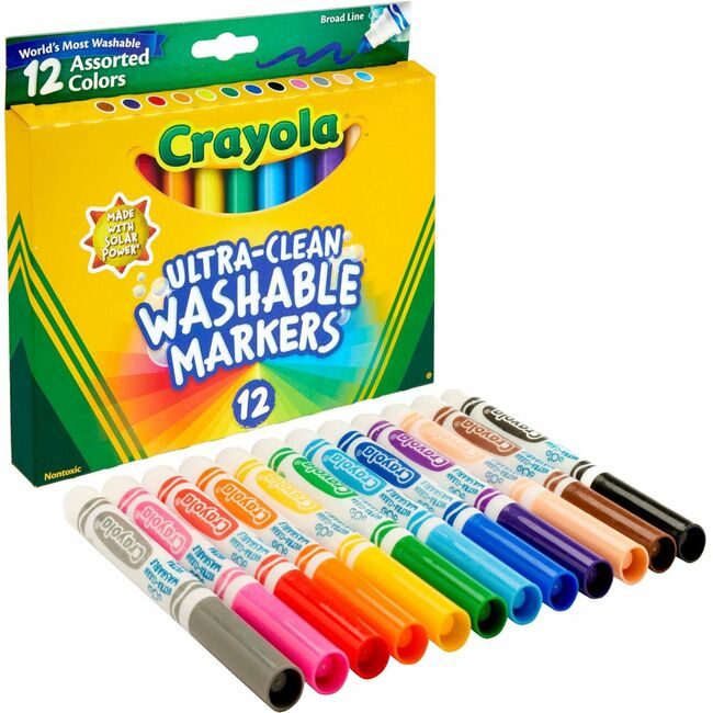 Crayola LLC Marker Broadline Wshble 12C CYO58-7812