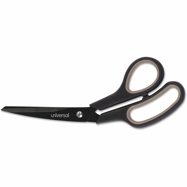 Universal Office Products Scissors Ind 8 Bent Bk/Gn UNV92022