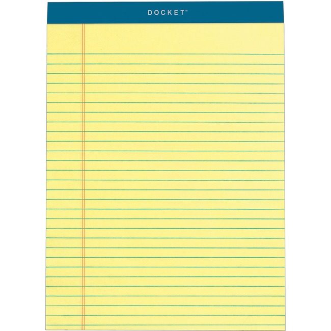 TOPS Products Pad Legal 6PD/PK Canary TOP63406
