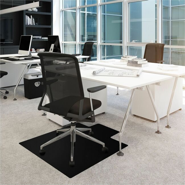 Floortex Chairmat Pvc Lp 36X48 Black FLRFC113648LLBV
