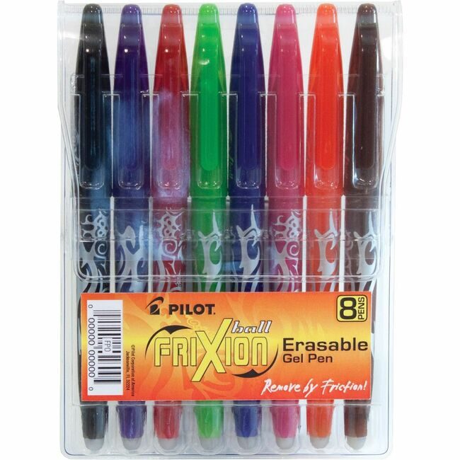 Pilot Corporation of America Pen Frixion Erse .7 Assorted 8 Pack PIL31569