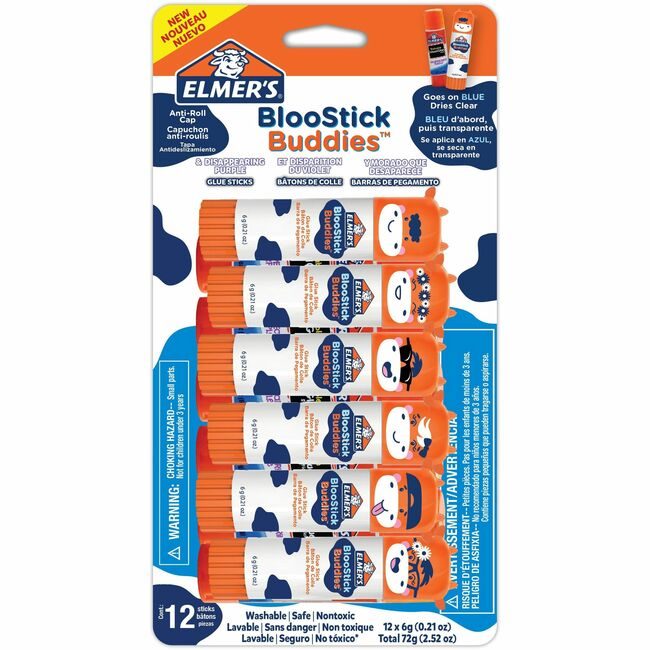 Newell Brands Elmer's / X-Acto Glue Stick Disblue 12 Count EPI2213736