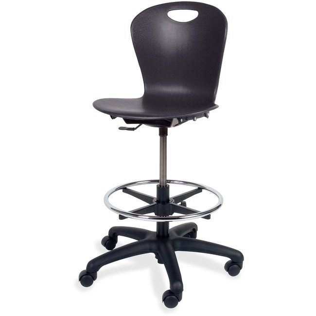 Virco Zuma Lab Stool VIRZLABBLK01