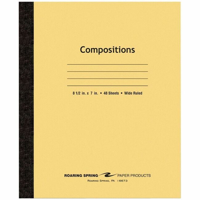 Roaring Spring Paper Products Book Composition Wide Mla ROA77308CT